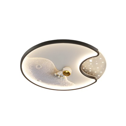 40cm Modern Astronaut LED Ceiling Light Black