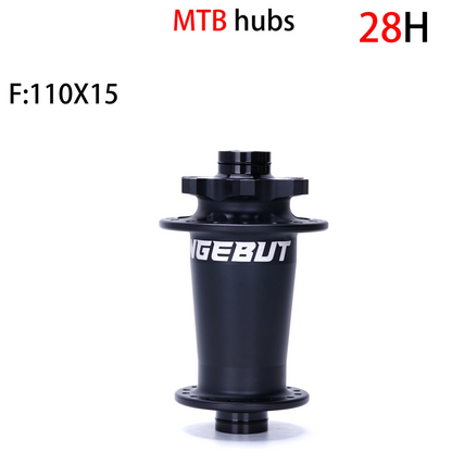 28H Aluminium MTB Hub 110x15 6-Bolt