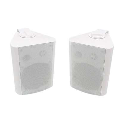 300W Bluetooth Wall Mount Speakers 2-Pack White