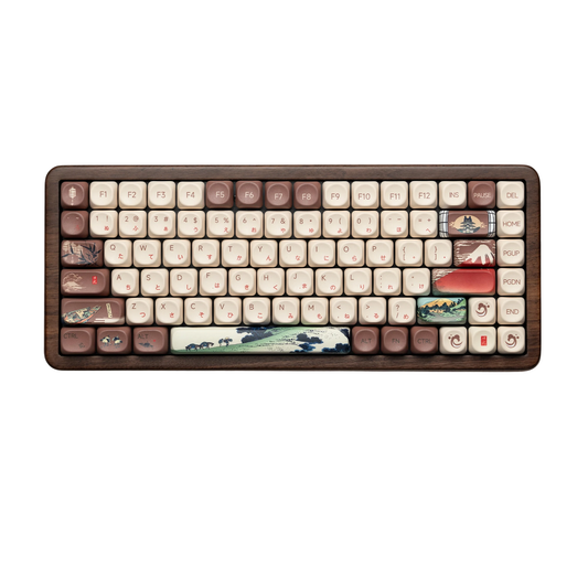Ukiyoe Themed RGB Wireless Gaming Keyboard