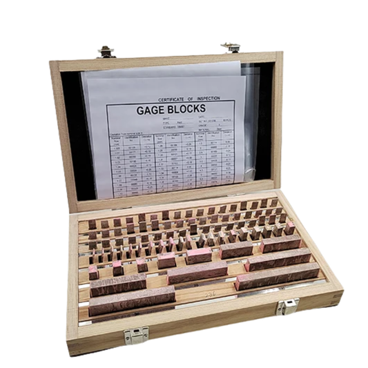 Precision Gauge Block Set 83pcs Grade 1 Steel