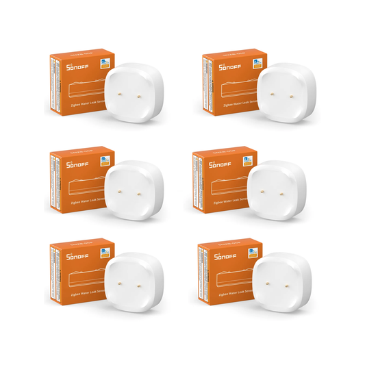 SONOFF SNZB-05P 6-Pack Smart Water Leak Detectors Zigbee IP67