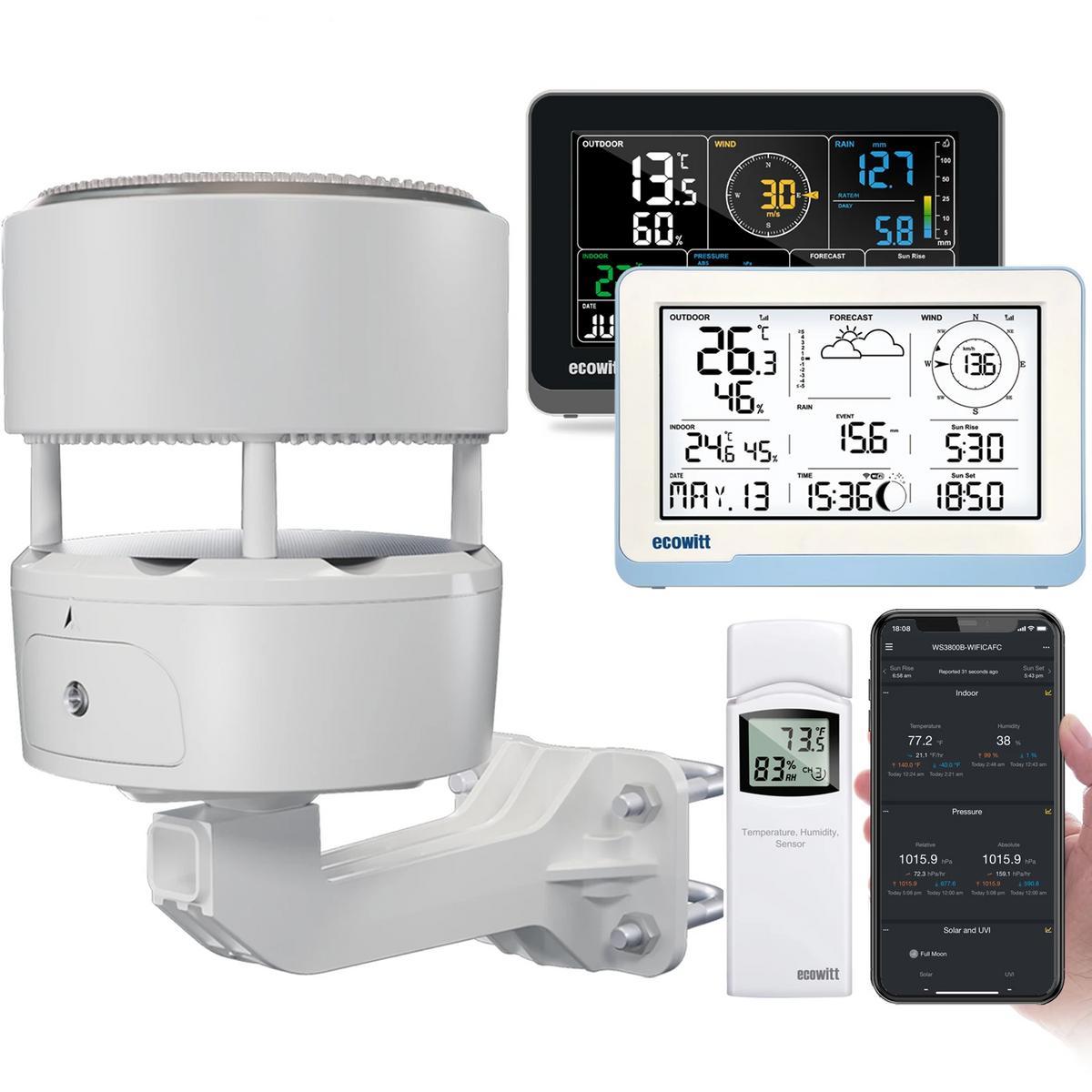 Smart Home Weather Station with Real-Time Outdoor Monitoring