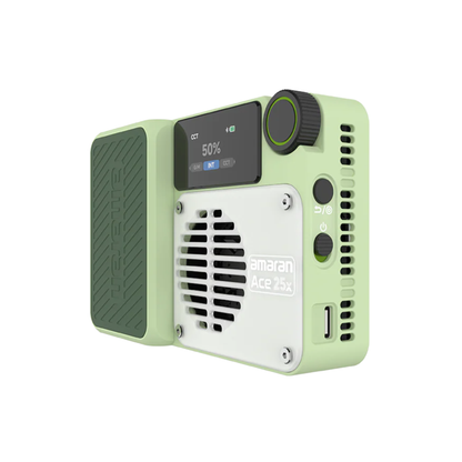 Green Rechargeable Pocket LED Light Panel for Video and Photography