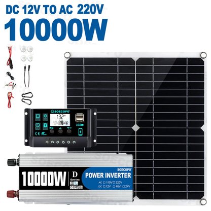 10kW Inverter with 100A Controller Support