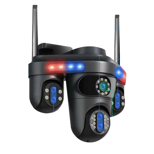 Outdoor Wireless CCTV Camera 10X Zoom Smart Tracking