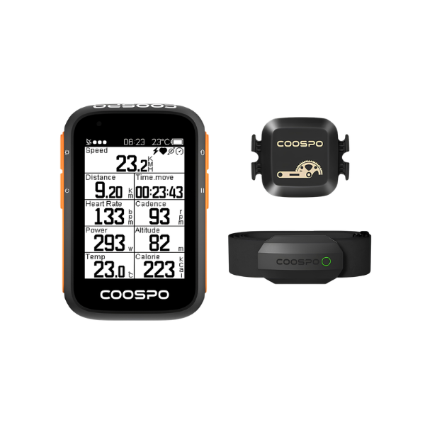 GPS Cycling Computer 2.6in Bluetooth 5.0 ANT Bike Odometer