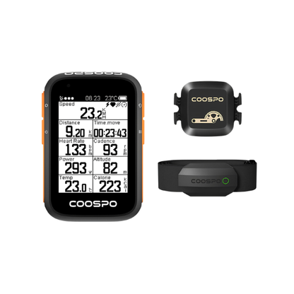 GPS Cycling Computer 2.6in Bluetooth 5.0 ANT Bike Odometer