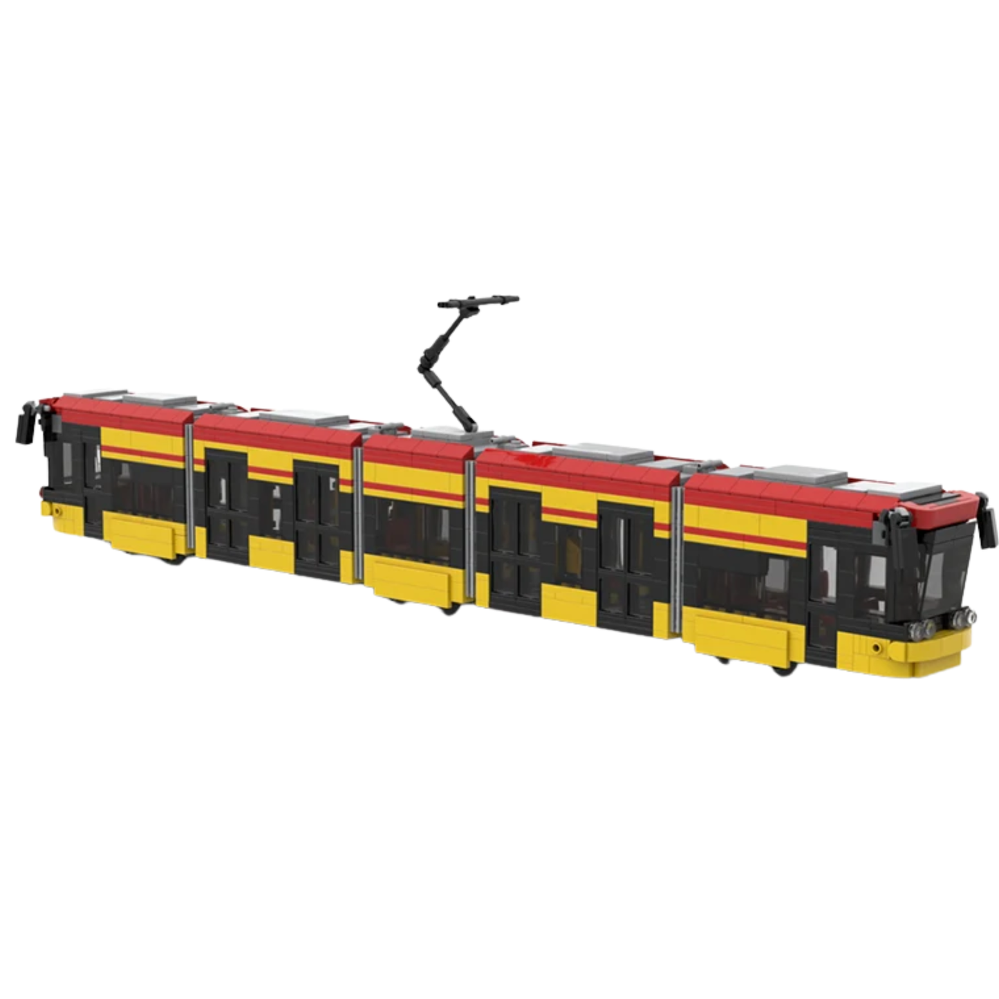 ST6063-1264PCS Train Model Building Blocks DIY Creative Toy Set