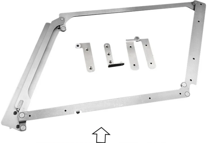 Wardrobe Folding Door Hinge Left Outer Heavy Duty 180°