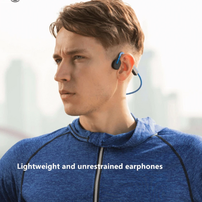 Open-Ear Sports Bluetooth Headphones with Mic Blue