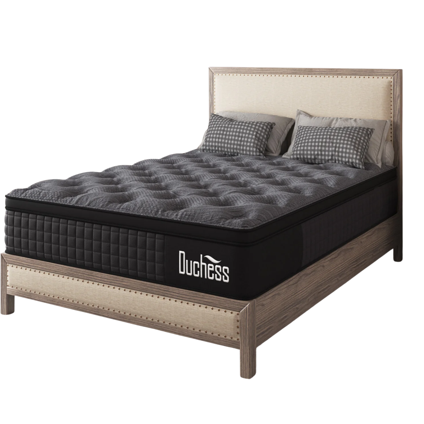 Single Pocket Spring Gel Memory Foam Euro Top Mattress 27cm