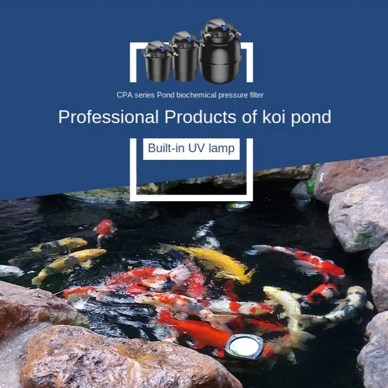 Complete Pond Filtration Set 2500L for Clear Water Ponds
