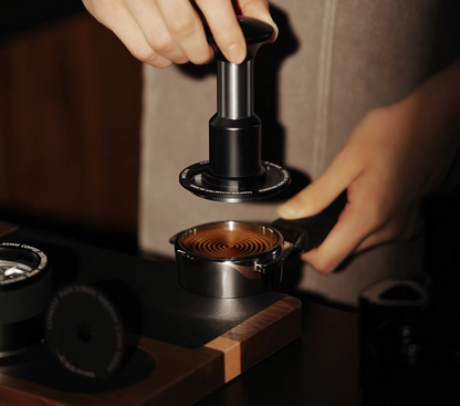 Barista 58.35mm Espresso Tamper Black 4-Spring Tool