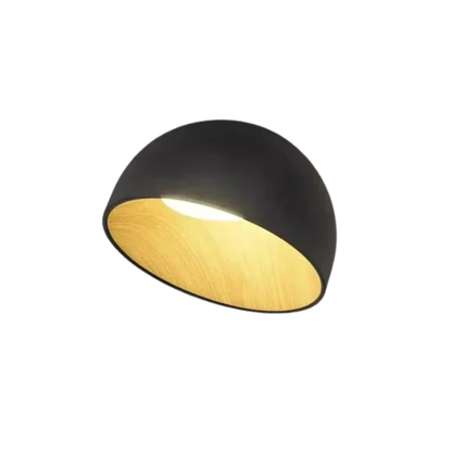 Retro Nordic Black LED Bedroom Wall Lamp Neutral Light 4500K