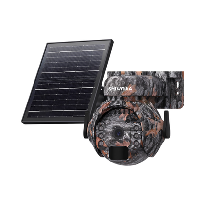 Wireless 5MP Solar Security Camera 4G AI PTZ 32GB
