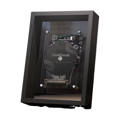 Vertical CD Player with Bluetooth 5.0 and Transparent Design