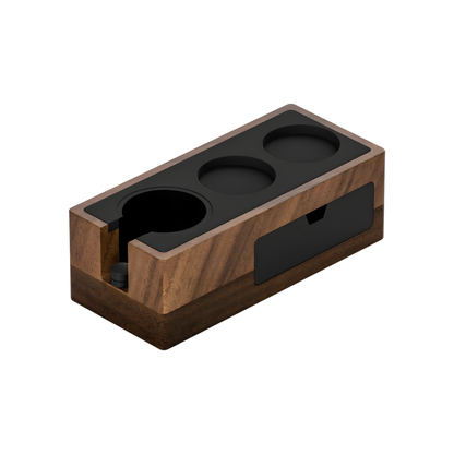 51–54mm Espresso Tamper Station Wooden Portafilter Holder