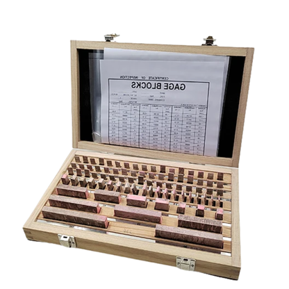 Precision Gauge Block Set 83pcs Grade 1 Steel