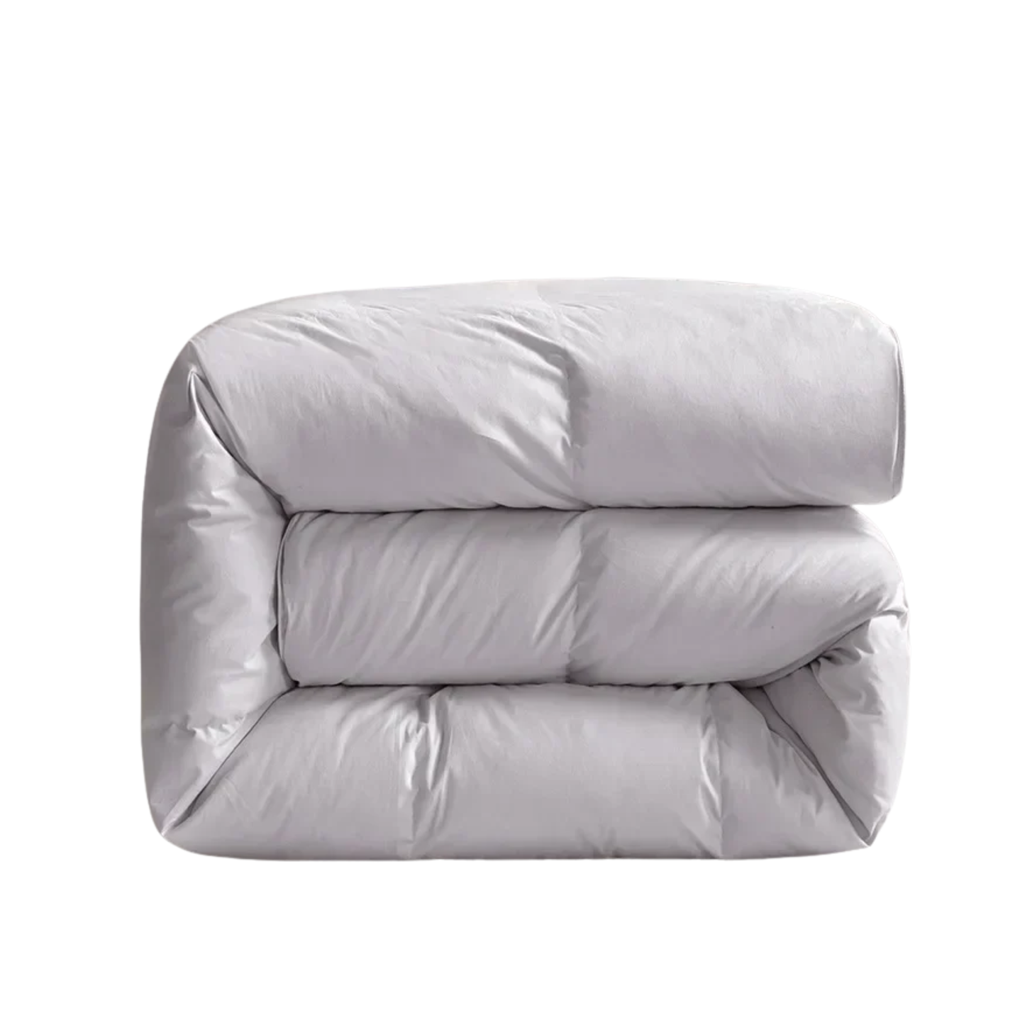 Soft Grey Cotton Goose Down Winter Quilt
