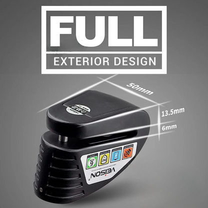Portable Disc Lock with Smart Alarm for Bike and Scooter