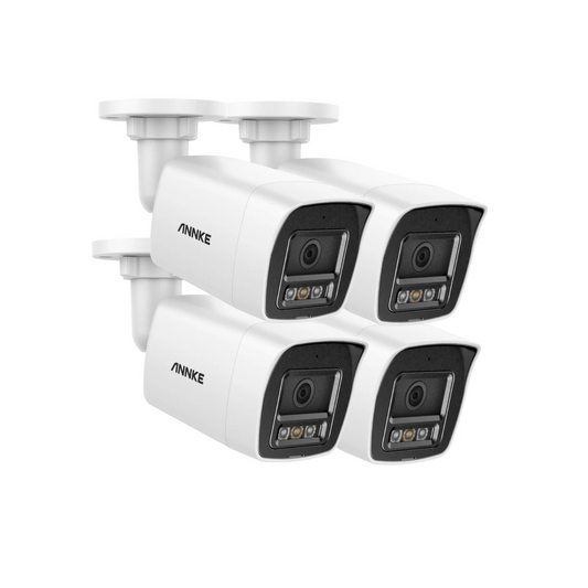 Bullet 12MP H.265 Outdoor IP67 Camera 4 Pack