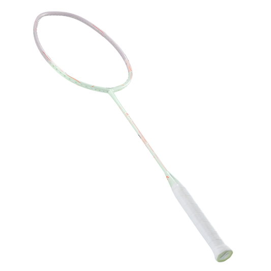 Flexible 6U Carbon Badminton Racket 27LBS Green
