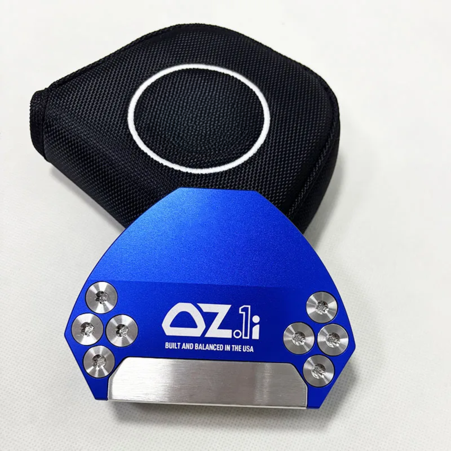 Blue 33-Inch Zero Torque Golf Putter with Stability Shaft