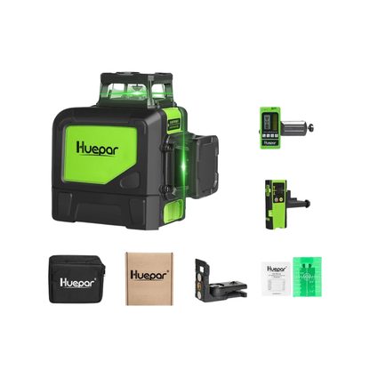360° 8 Line Laser Level Kit with Tripod