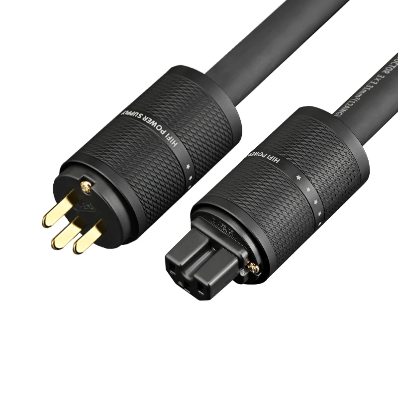 6N OCC Amplifier Power Cable High-Power 1m