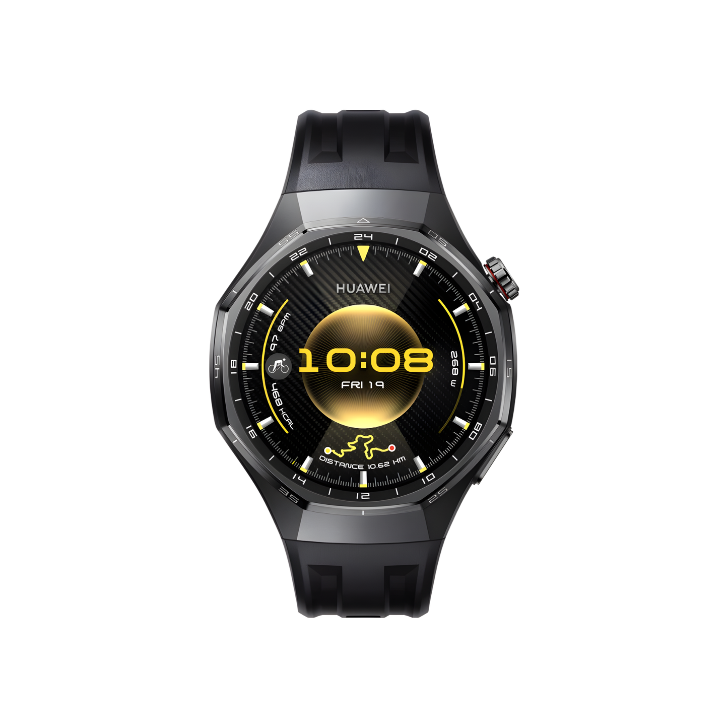 GT 6 Pro Black GPS Fitness Smartwatch Long Battery