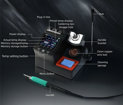 Electronics Soldering Station 210 Handle 180W Repair Kit