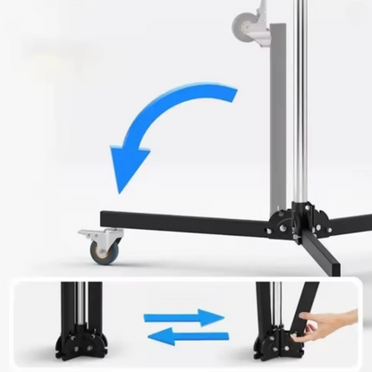 Stainless Steel Light Stand Cross Arm with Two Handles