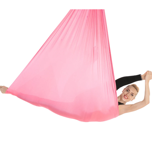 7×2.8m Pink Aerial Yoga Hammock Swing for Pilates