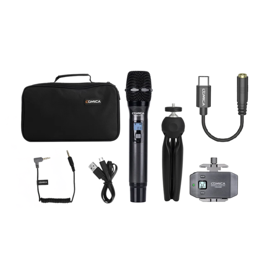 Wireless USB-C Microphone System for Video Recording