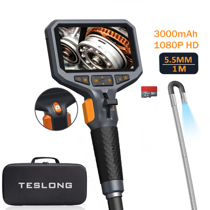 Slim 5.5mm Inspection Camera 360 Degree Steering 4.5 Inch