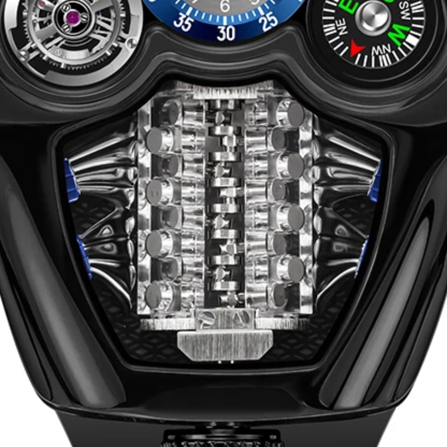 Heavy Duty 50ATM Waterproof Men's Quartz Watch Silicone Strap