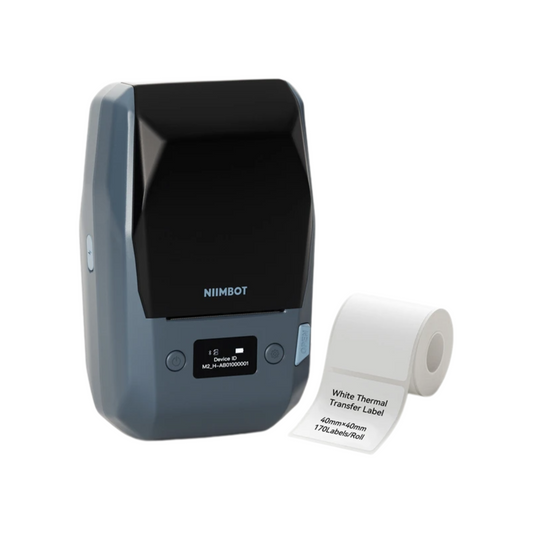 Compact Thermal Label Printer 40x40mm 2 Roll Pack