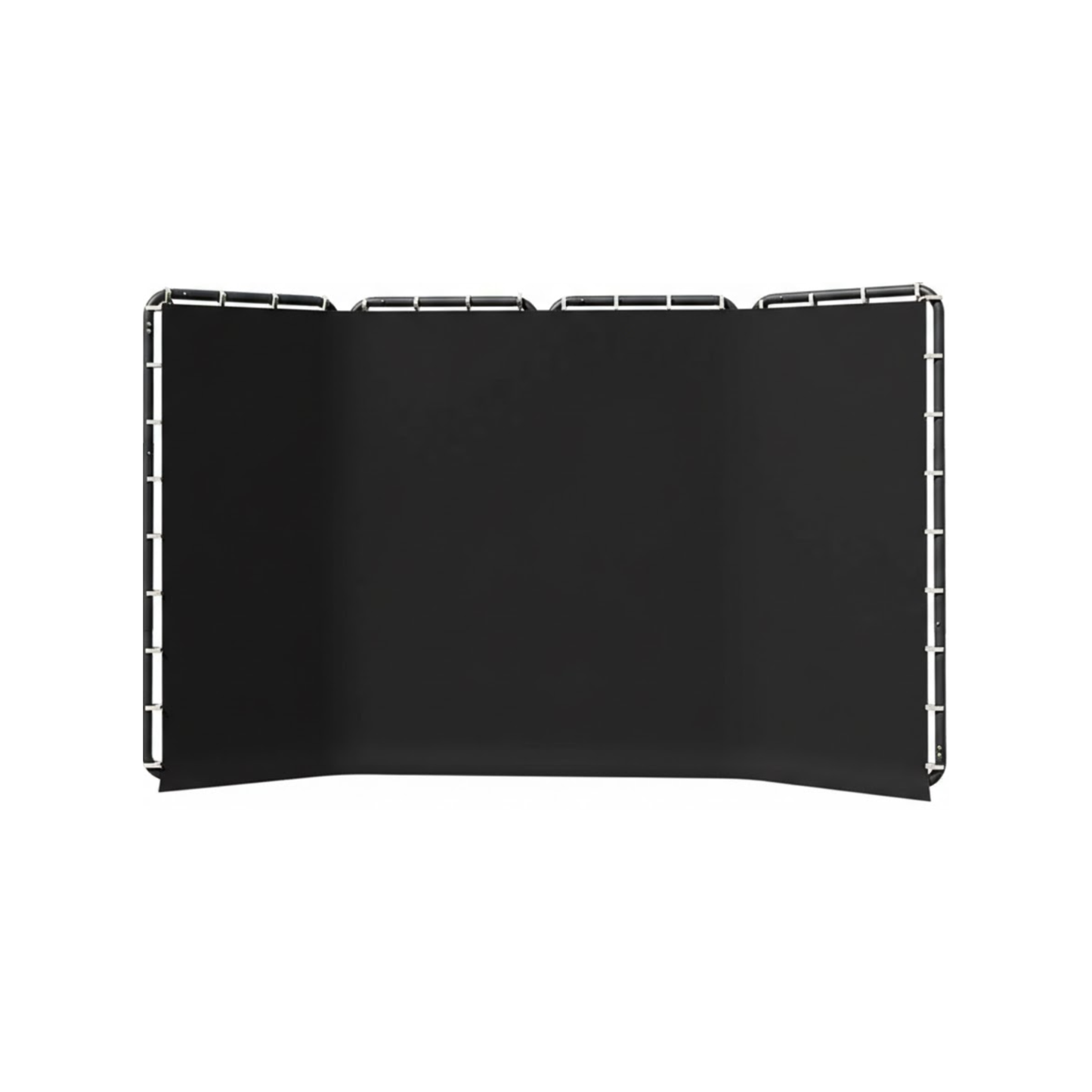 240x400cm Black Photography Background Stand with Screen