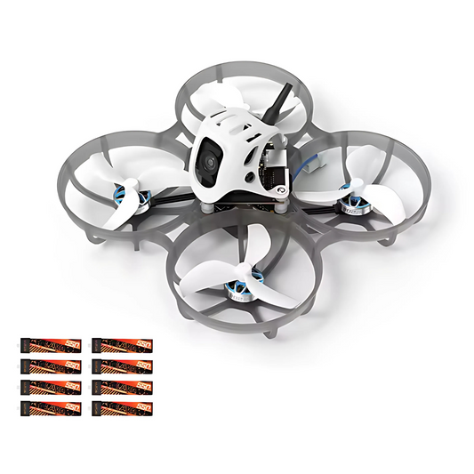 Compact Brushless Quadcopter O4 Receiver with Eight Battery Pack
