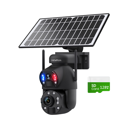 Outdoor WiFi CCTV Camera 36X Zoom Solar 128TF