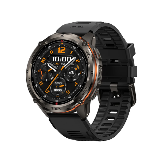 Durable Black GPS Smart Watch with GPS