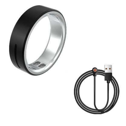 Ceramic Smart Ring Touch Control Notifications Size 9