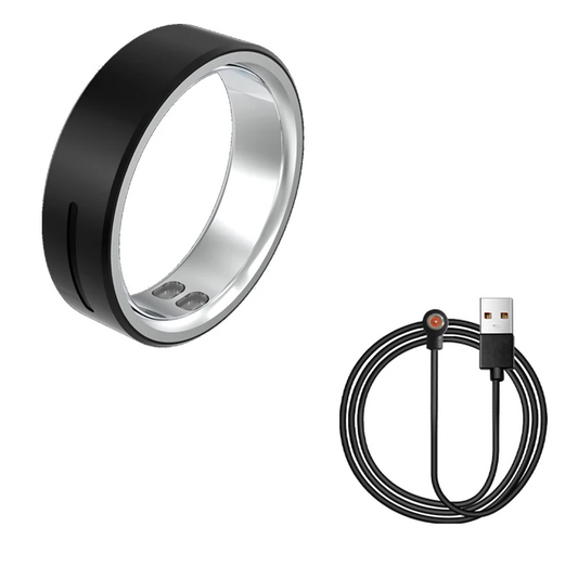 Ceramic Smart Ring Touch Control Notifications Size 9