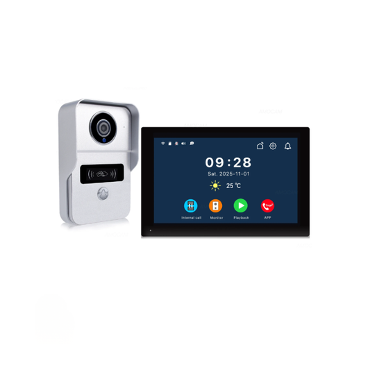 WiFi Video Doorbell Intercom Kit with 1080p Night Vision Camera