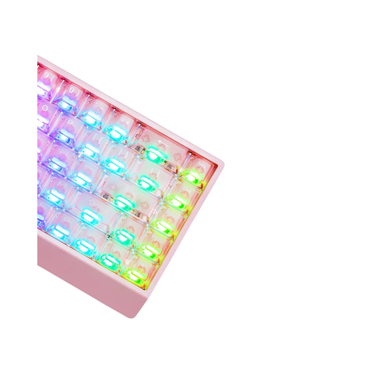 Compact 68 Key Keyboard Pink Magnetic Switch