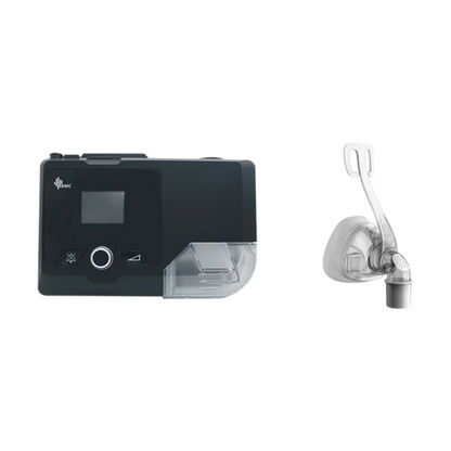 Compact Auto CPAP Machine with Small Nasal Mask & Humidifier