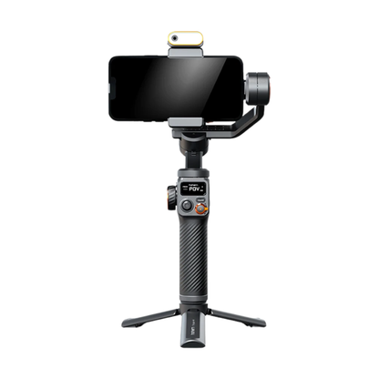 3-Axis Smartphone Gimbal Kit with Magnetic Light