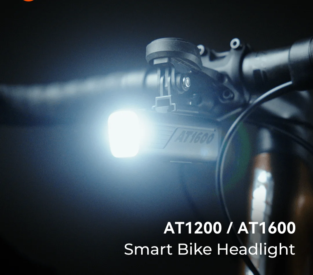 1200 Lumen Smart Bicycle Light with Auto Brightness Control