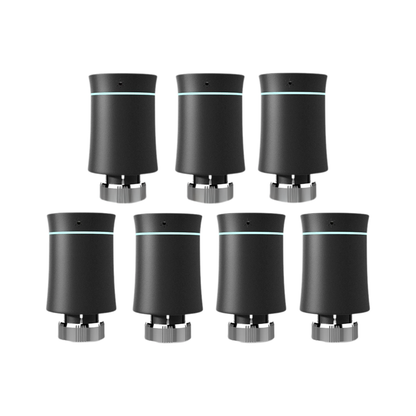 7 Piece Smart ZigBee Radiator Valve Set with App Control